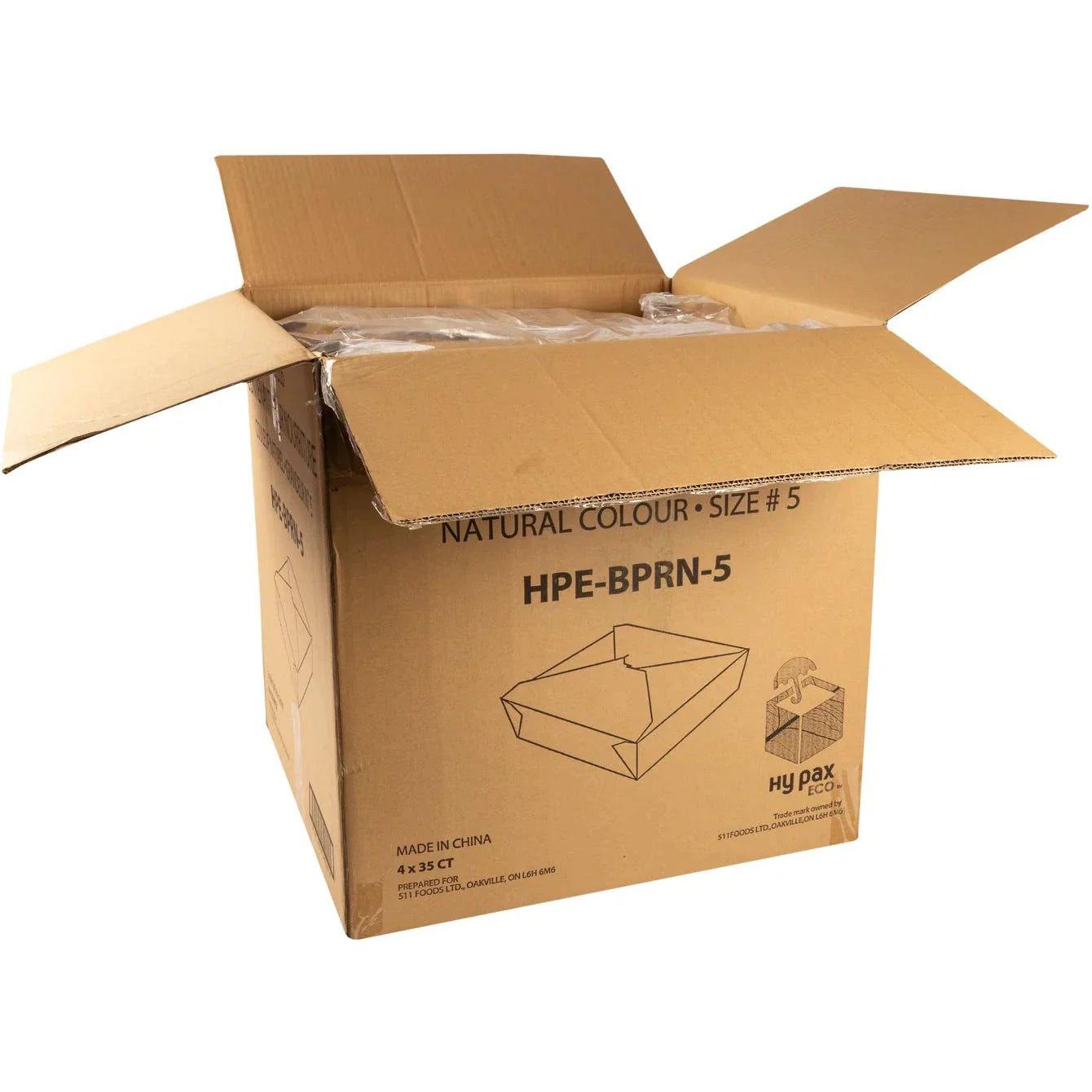 Hy-Pax - Natural Take Out Container, 4/35/Pk - HPE-BPRN-5