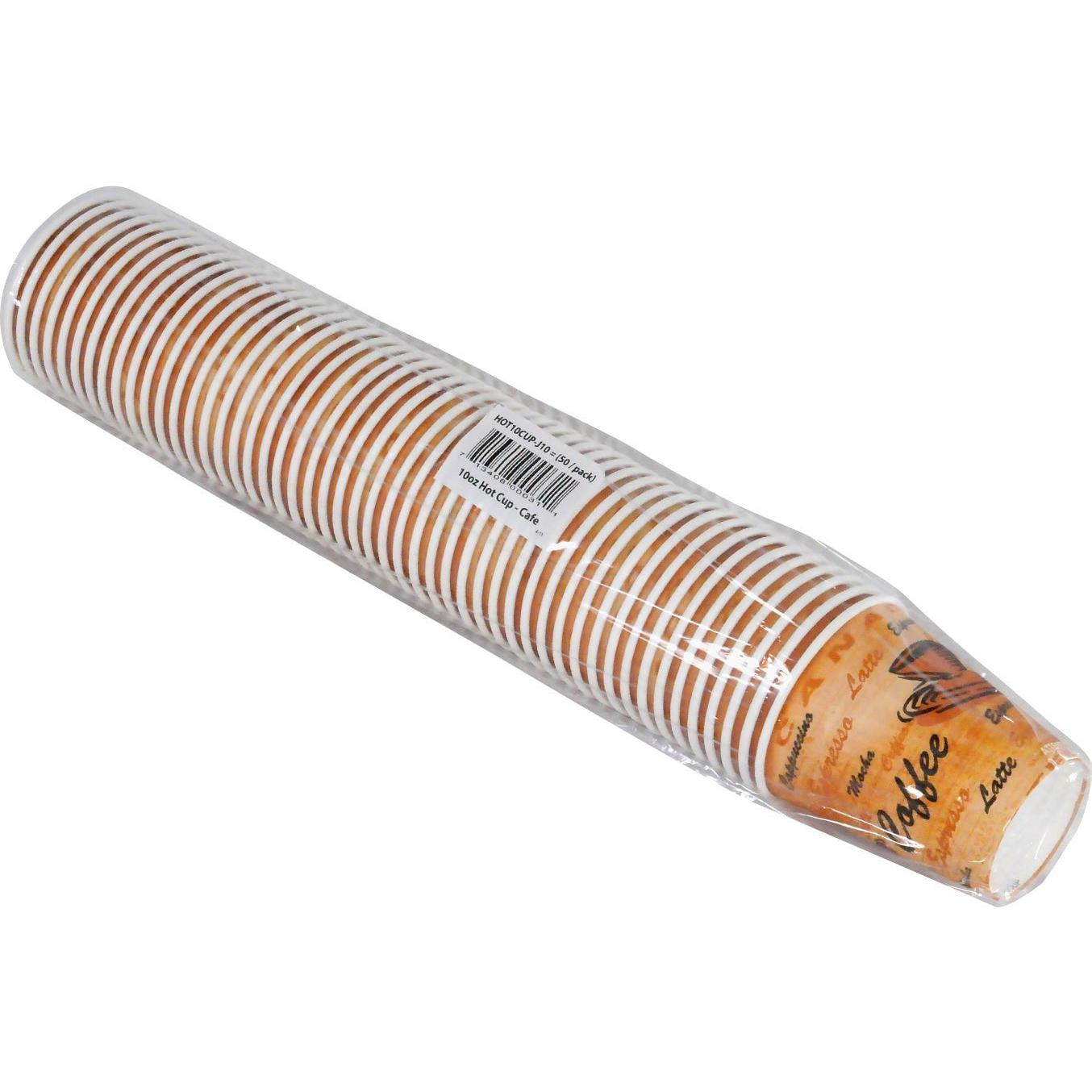 YesEco - 10 Oz Paper Hot Cups, 1000/Cs - HOT10CUP