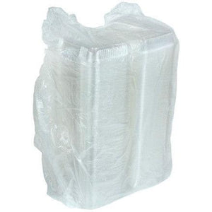 Pactiv Evergreen - 8.2" x 8.3"x 2.9” ClearView® SmartLock® Medium Hinged Lid Container, 200/Cs - YCI811200000