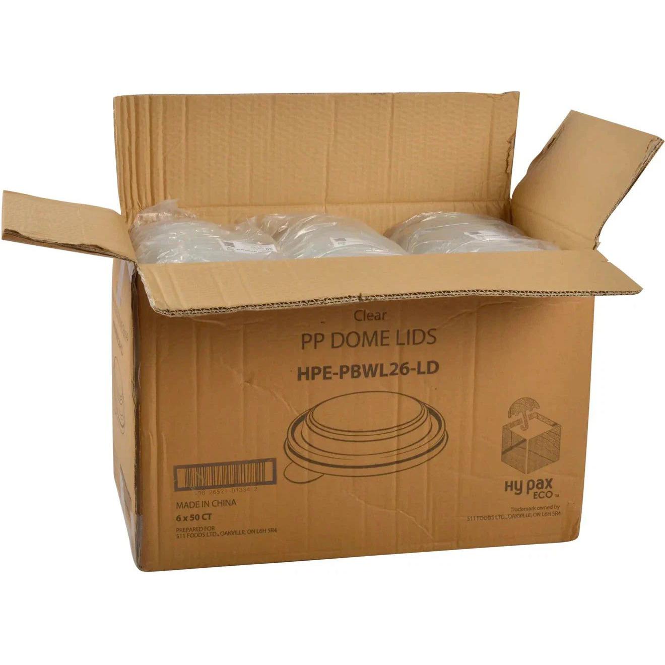 Hy-Pax - PP Lid For 26 Oz Bowl, 300/Cs - HPE-PBWL26-LD