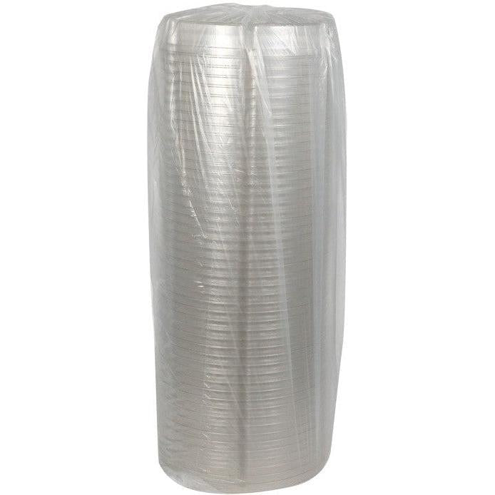 Pactiv Evergreen - 64 Oz 10" Clear 6-Compartment Plastic Round Deli Tub, 100/Cs - 10646C