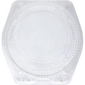 Detroit Forming - 10" Shallow Pie Plastic Hinged Container, 100/Cs - LBH-111