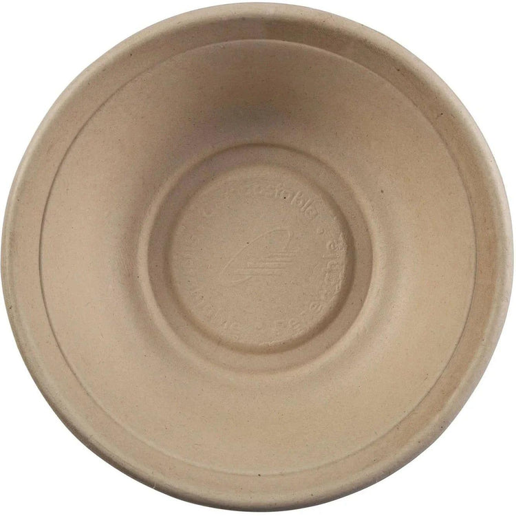 Hy-Pax - 32 Oz Tan Compostable Bowl, 4/75/Pk - TB-32