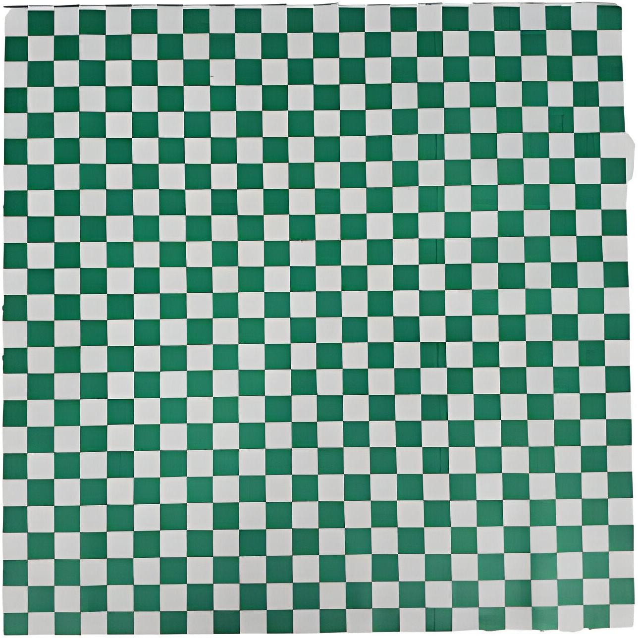 Sanfacon - 14" x 14" Green Grease Resistant Checker Sheets, 1000/Cs - 172063