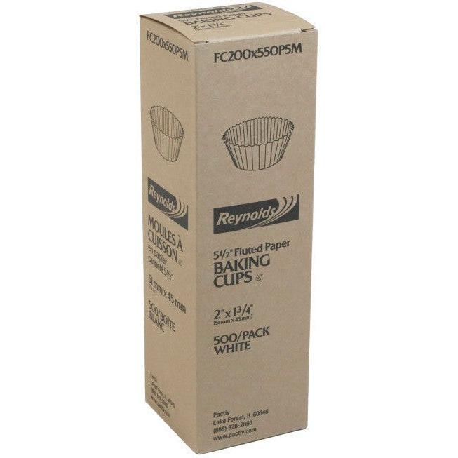 Pactiv Evergreen - 4 Oz Paper Baking Cups, 500/tb - FC200X550P5M