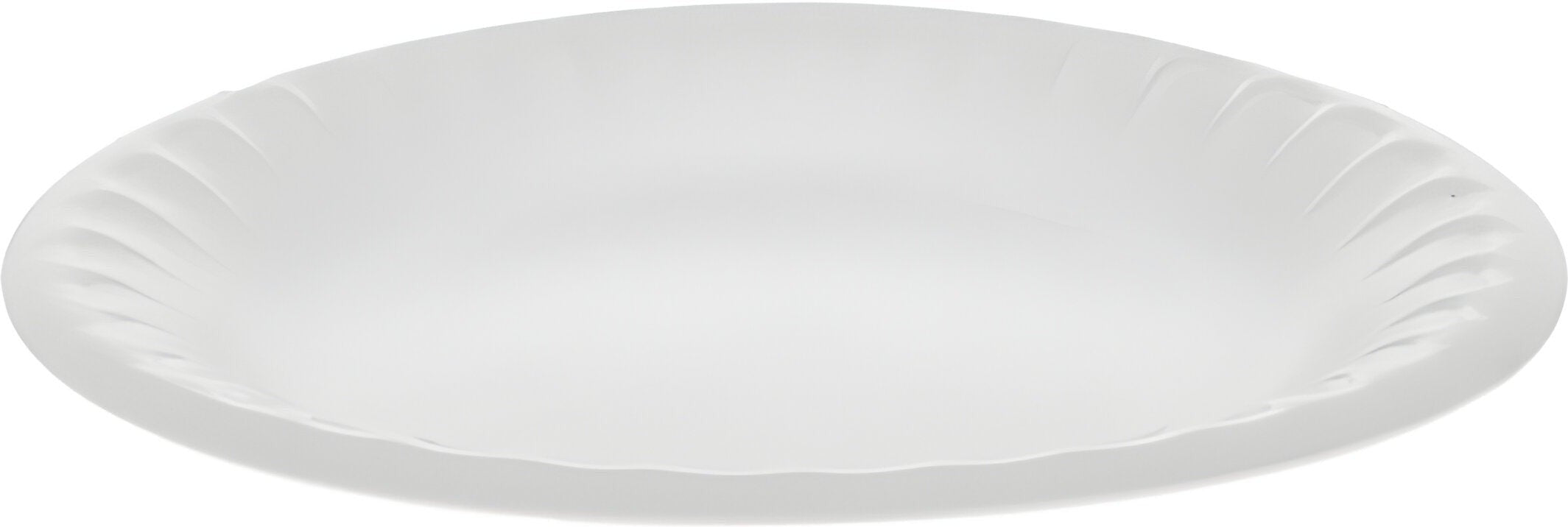 Pactiv Evergreen - 6" White Round Non-Laminated Foam Plate, 10000/Cs - YTH100060000