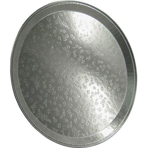 Western Plastics - 16" Foil Round Caterware Serving Tray, 25/Cs - 5516