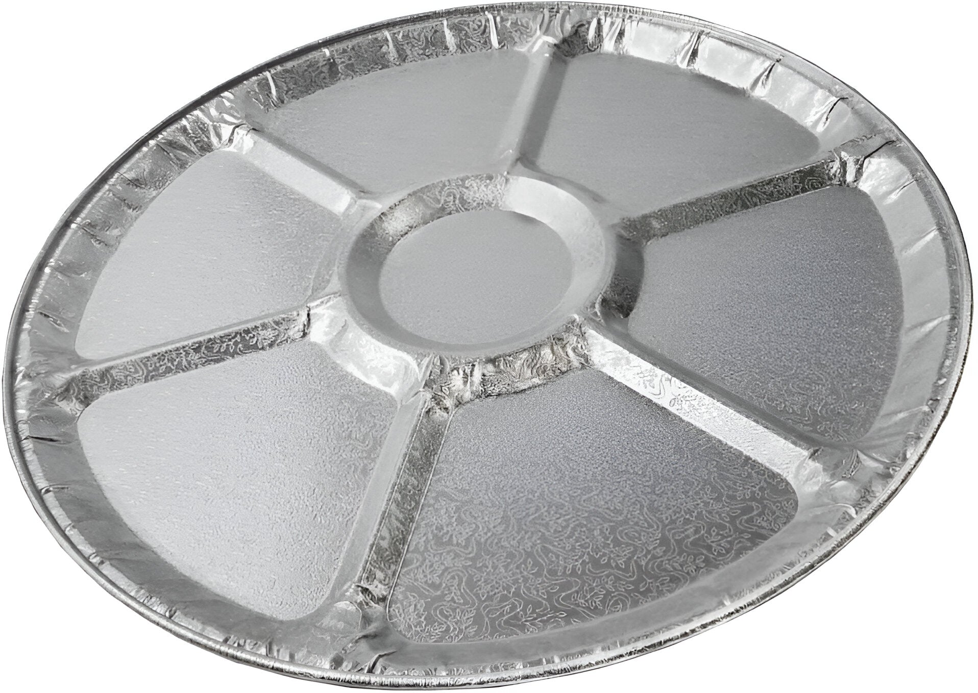 HFA - 18" Foil Lazy Susan Tray, 25/Cs - 4018-100