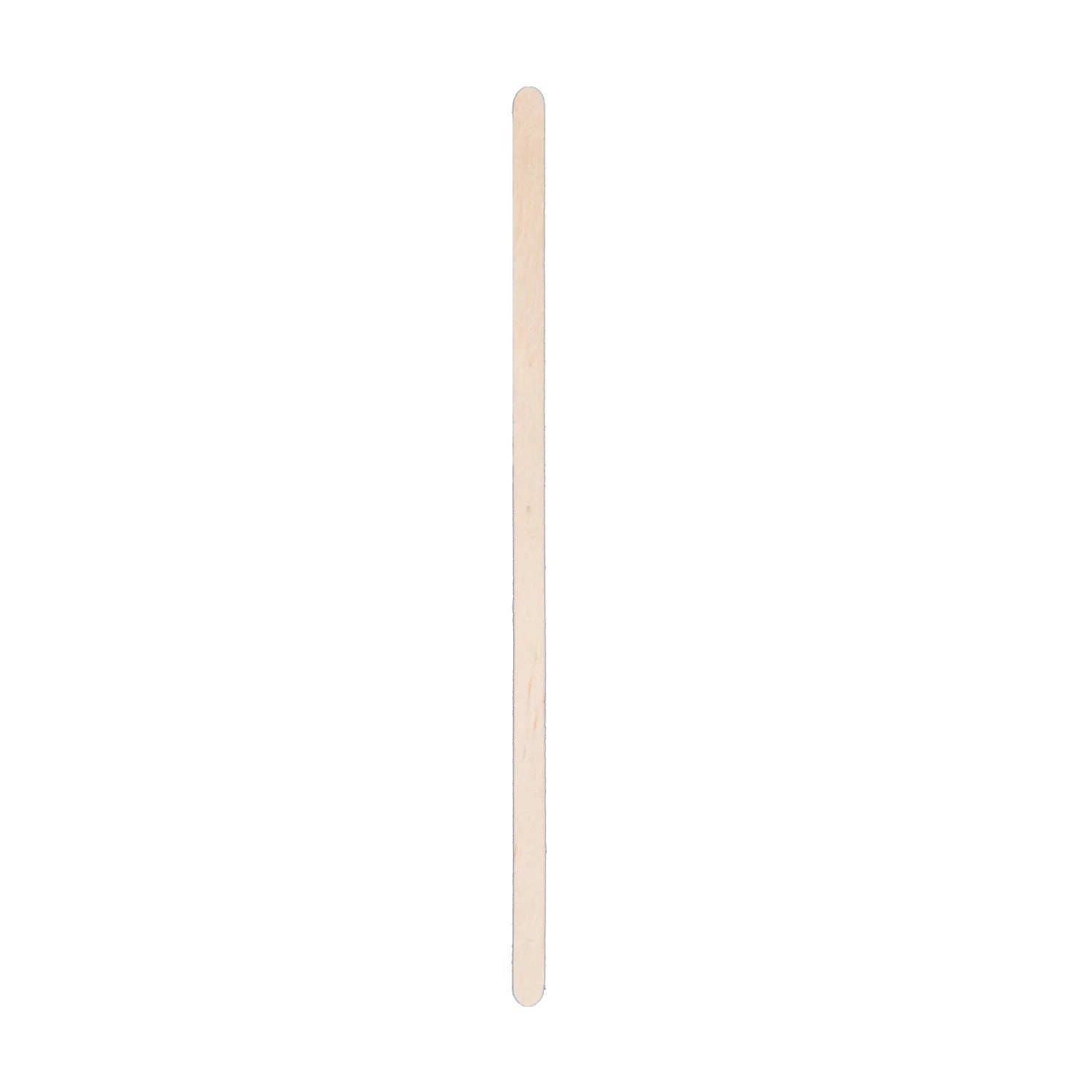 511 Foodservice - 5.5" Wooden Round End Coffee Stirrers, 1000/bx, 10bx/cs - 470560