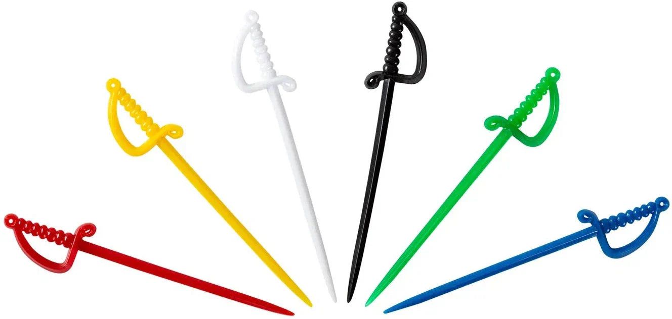 Hy-Stix - 3" Assorted Color Sword Picks, 2000/Cs - SP-2-IN