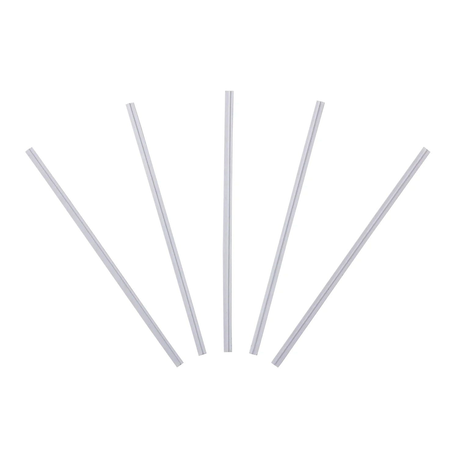 511 Foodservice - 4" Paper White Twist Tie, 2000/bx, 25bx/cs - 485100