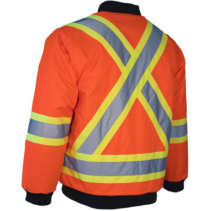 Forcefield - Hi Visibility 4 in 1 Extra Large Orange Winter Hooded Parka/Jacket - 024-EN705ROR-X