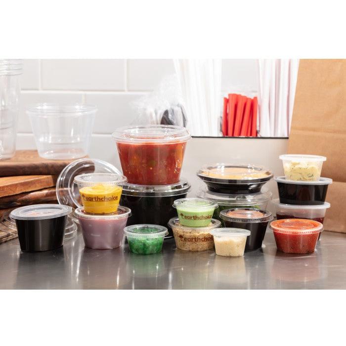 Pactiv Evergreen - 5.5 oz. Translucent, Plastic Portion Cup, 2500/cs - YS550A