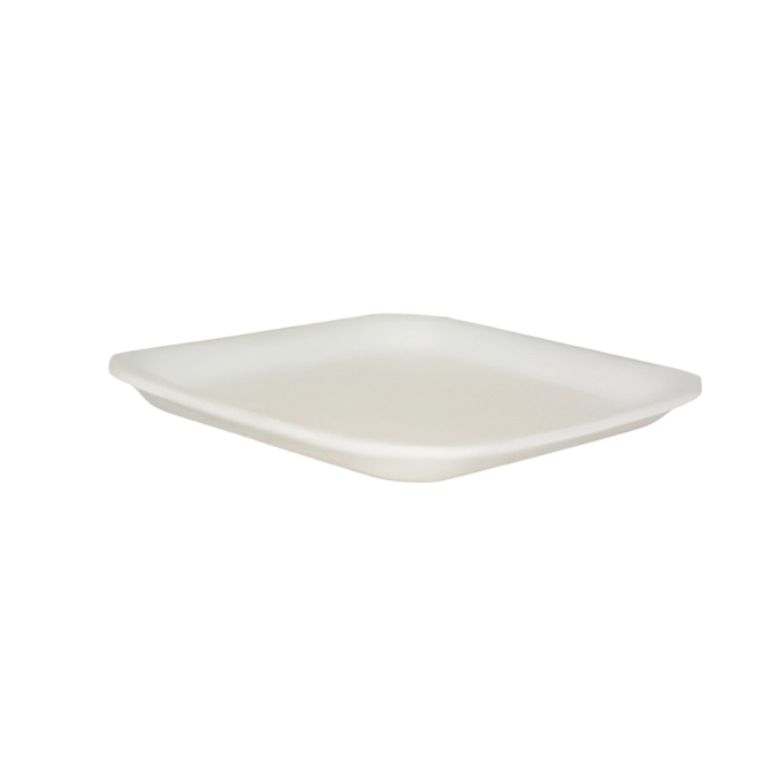 Dyne-A-Pak - 1" White Foam Tray 1000/Cs - 555104