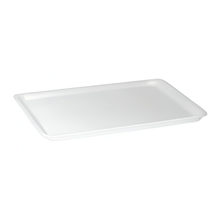 ProAmpac - 8.5" x 6.5" x 0.62" 20S White Foam Tray, 500/Case - 201020SW00