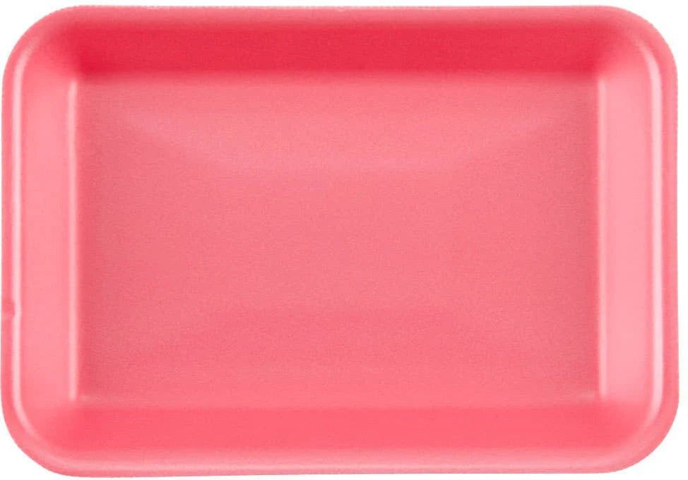 Dyne-A-Pak - 25D Pink Foam Tray, 100/Cs - 555645