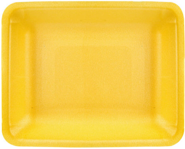 CKF Inc. - 9.25" x 7.25" x 1.25" Yellow Foam Tray, 500/Cs - 87899