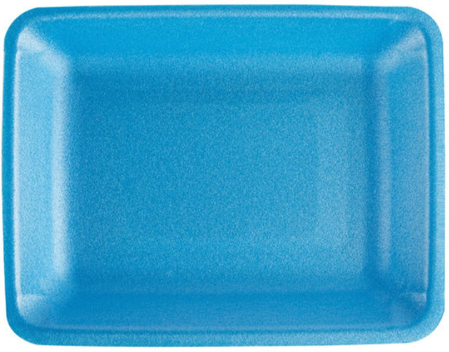 CKF Inc. - 9.25" x 7.25" x 1.25" 4P-R Blue Foam Tray, 500/Cs - 88051
