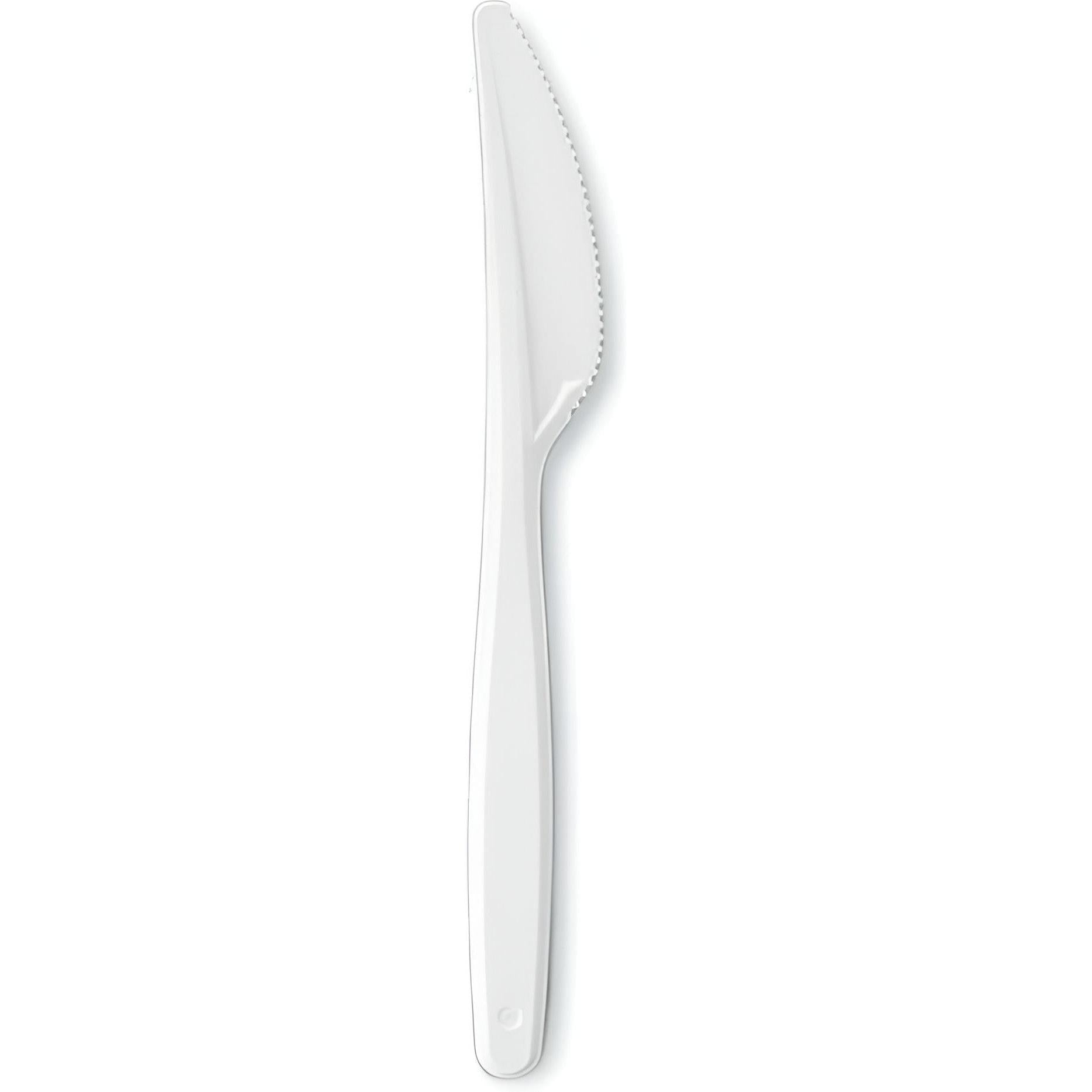 Darnel - White PP Culinary Cutlery Knife, 1000/Cs - DZ8210001 (Special Order Item)