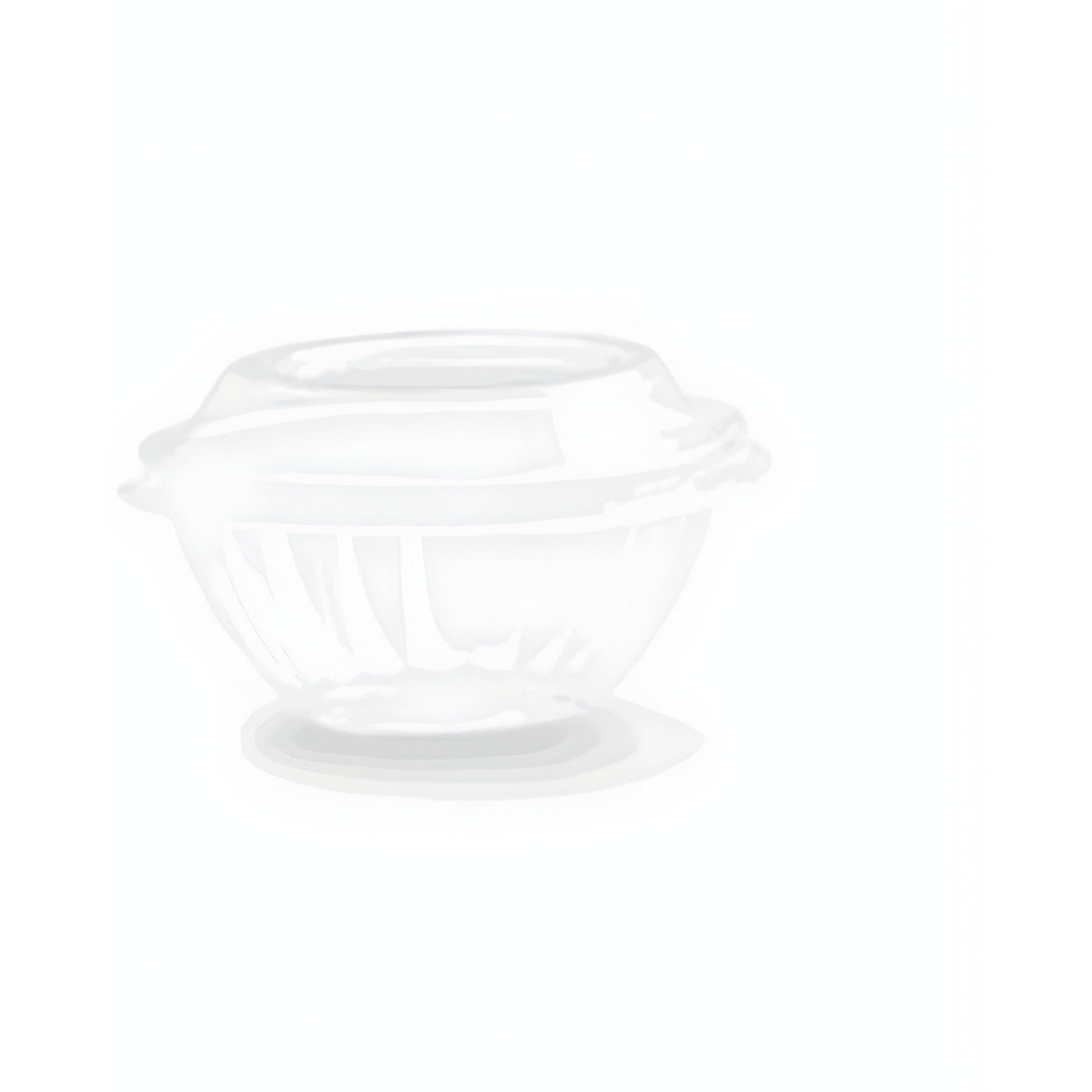 Darnel - 48 Oz Clear Plastic Bowls with Lids Combo, 100/cs - D774800SP