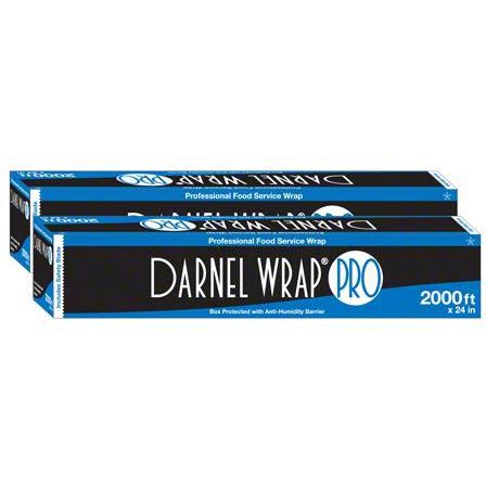 Darnel - 18" x 2000 ft All Purpose Cutter Box Food Film Wrap, 2000 Feet/Roll - SDPJ18-2000F