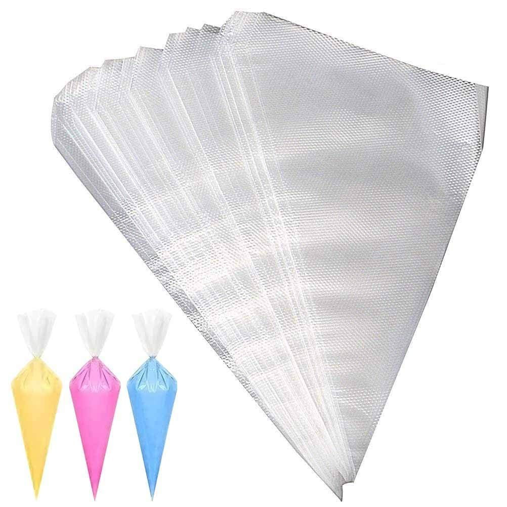Enjay 18" Clear Medium Piping/Pastry Bags, 100bags/roll - 575052