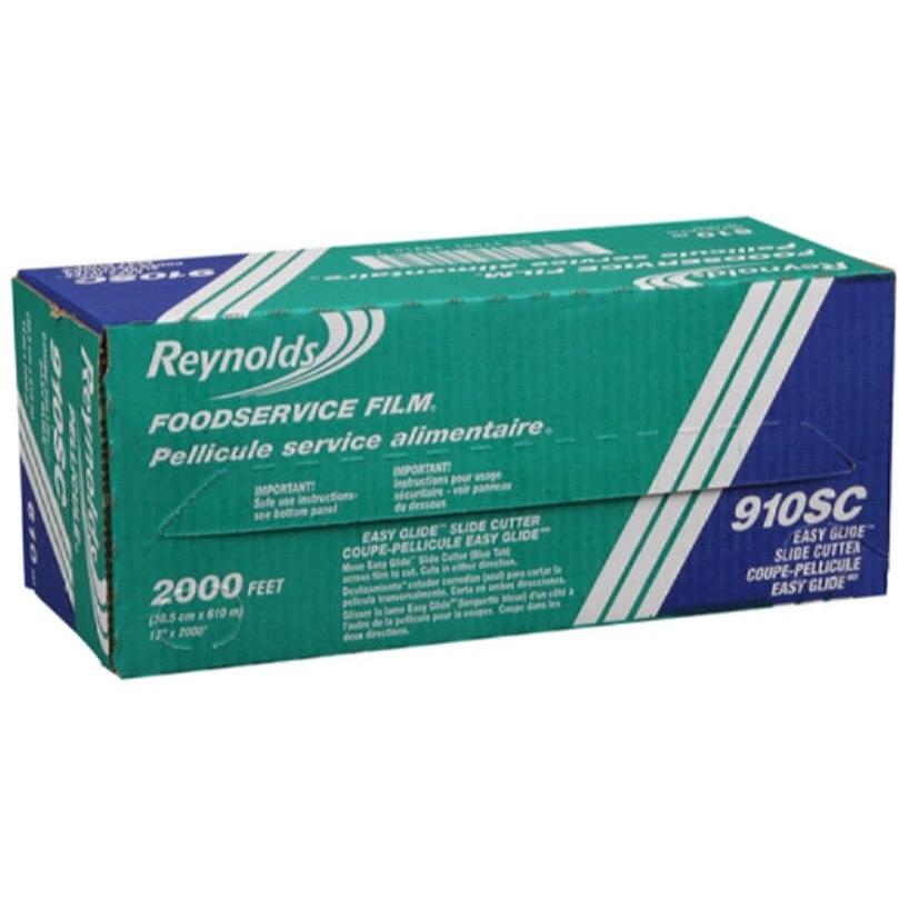 Reynolds Wrap - 12" x 2000 ft Food Service Plastic Film Wrap with Slide Cutter, 2000ft/rl - 910SC (Special Order Item)