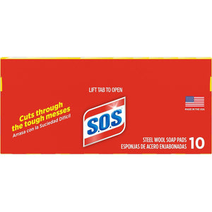S.O.S - Soap Filled Steel Wool Cleaning Pads - HP02950