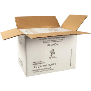 Hy-Stix - 10" Bamboo Skewers, 100x25x4/Pk - 82-090C-4