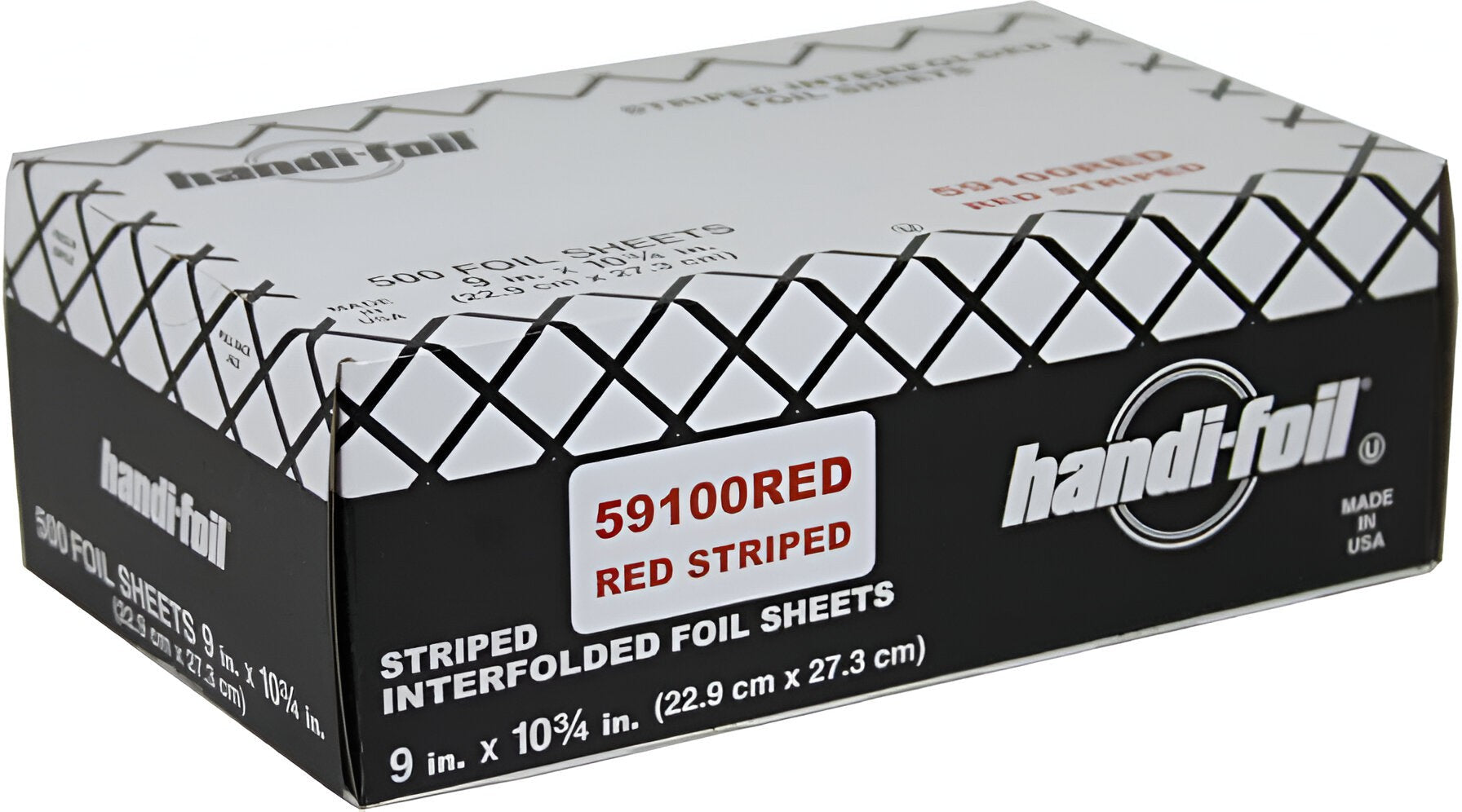 HFA - 9" x 10.75" Red Foil Pop Up Sheets, 500/bx, 6bx/Cs - 59100RED
