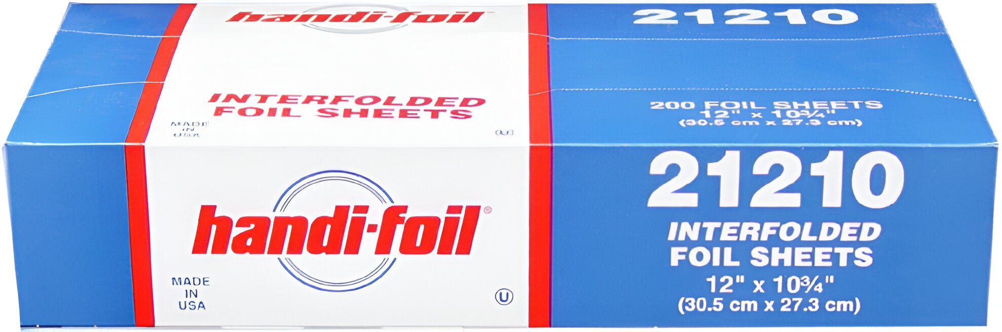 Handi-Foil - 12" x 10.75" Silver Foil Popup Sheets, 12bx/Cs - 21210