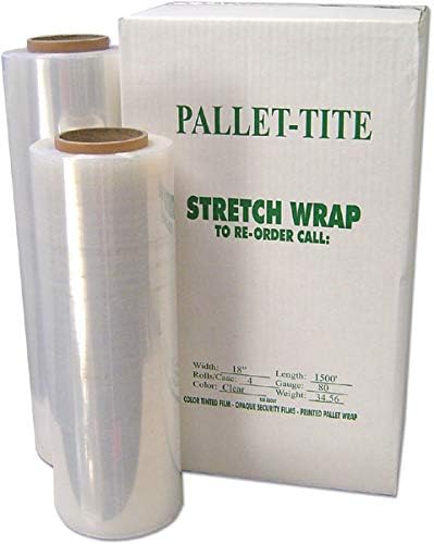 Western Plastics - 18" x 80G x 1500' Pallet Wrap, 4 Rolls/Cs - PSF03