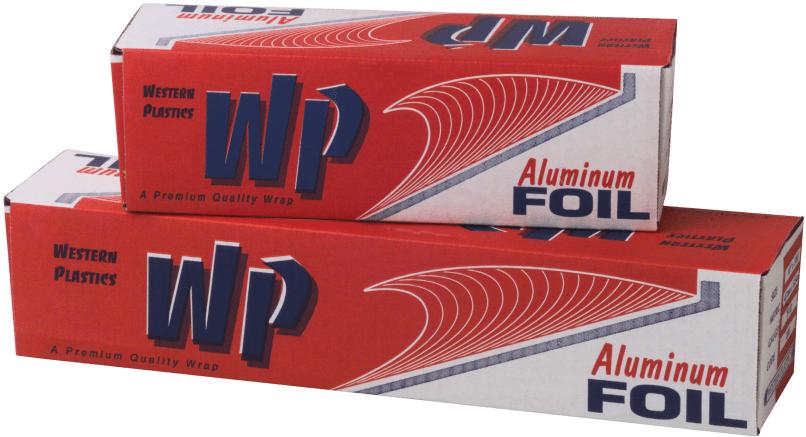 Western Plastics - 12" x 1000 Ft Standard Duty Aluminum Foil Wrap - 221P