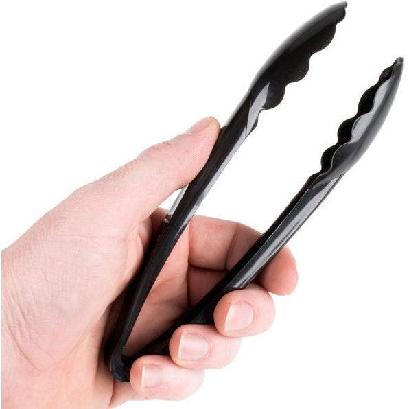 Fineline Settings - 7" Black Heavy Duty Tongs - 3370-BK