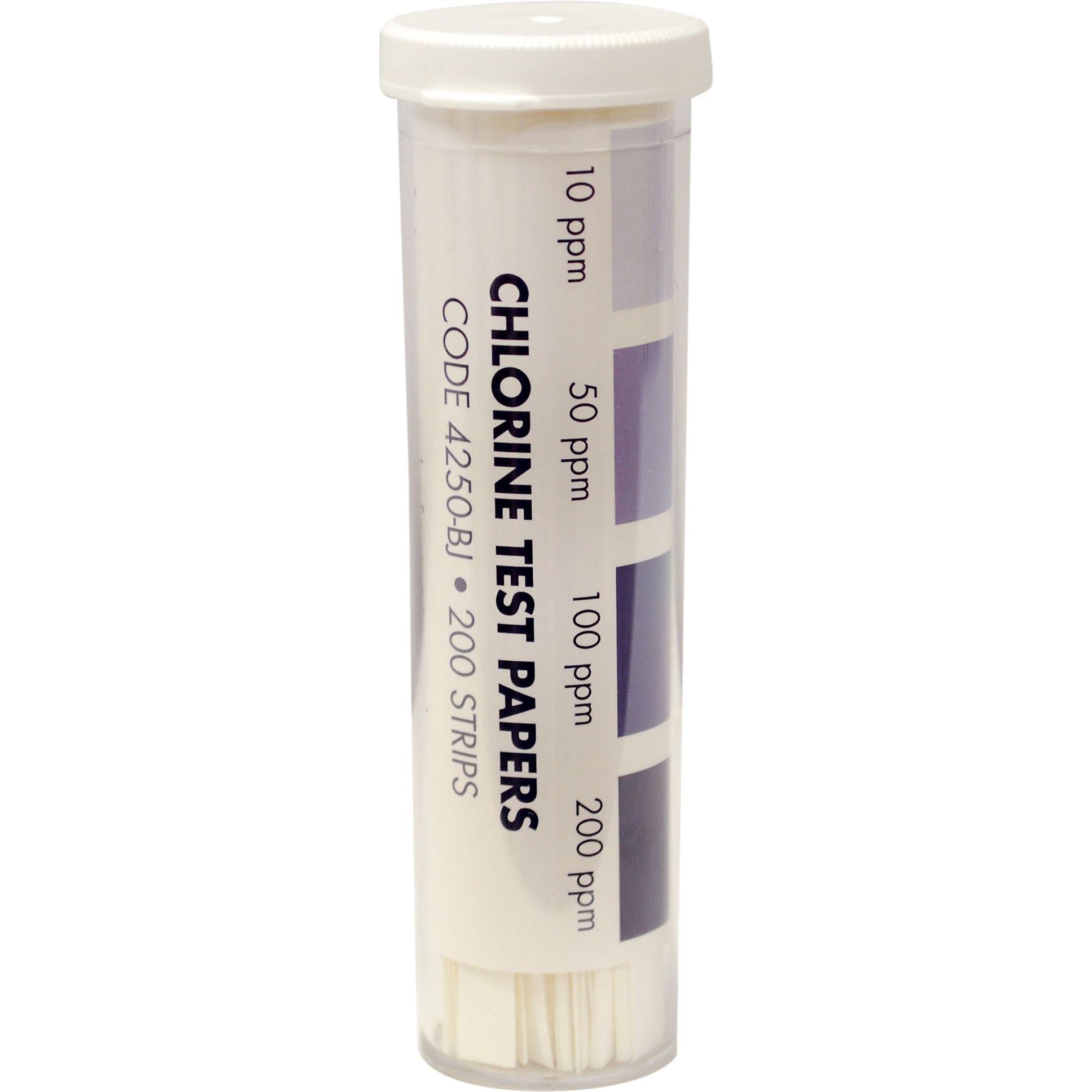 Spartan - TP-101 Chlorine Test Paper 100 Tube Strips/Vial - 984900