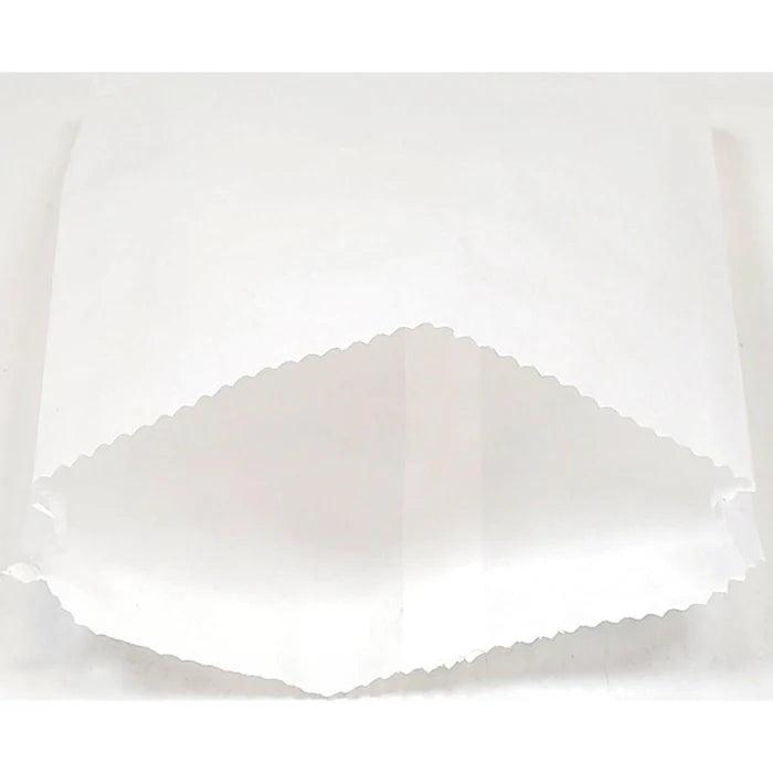 6" x 0.75" x 6.75" Regular Grease Proof White Sandwich Bags, 1000/Case - #469