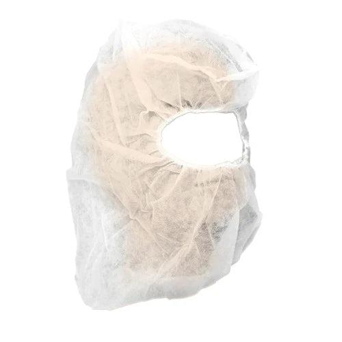 Aurelia Balaclava White Latex Free Hood, 500/Cs - AURBH6047