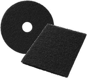 Americo - 19" Black Stripping Floor Pads, 5 Per Case - 400119