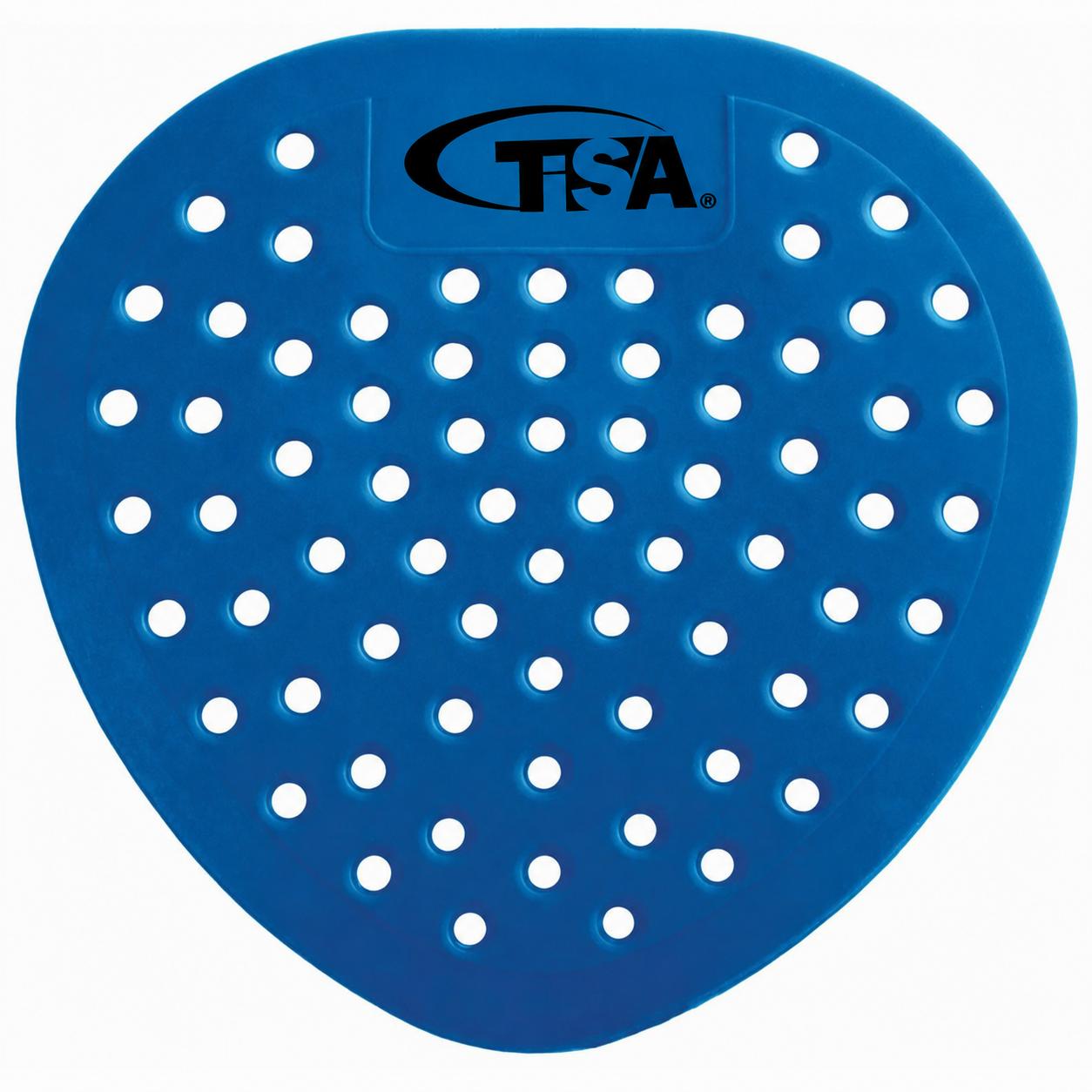 TiSA - Blue Bubble Gum-Scented Urinal Screen with TiSA Logo - TS0001BGTS