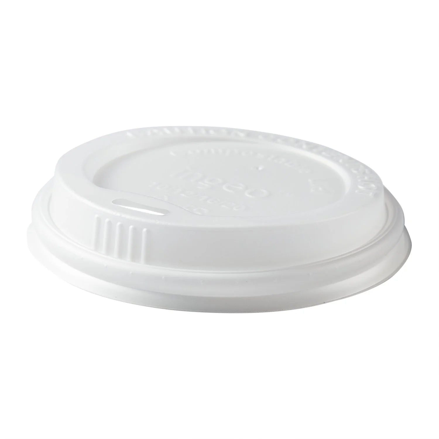 511 Foodservice - 10-20 Oz CPLA Compostable Hot Cup Lid, 1000/cs, 20 x 50 - HFCHCL-1020-CA