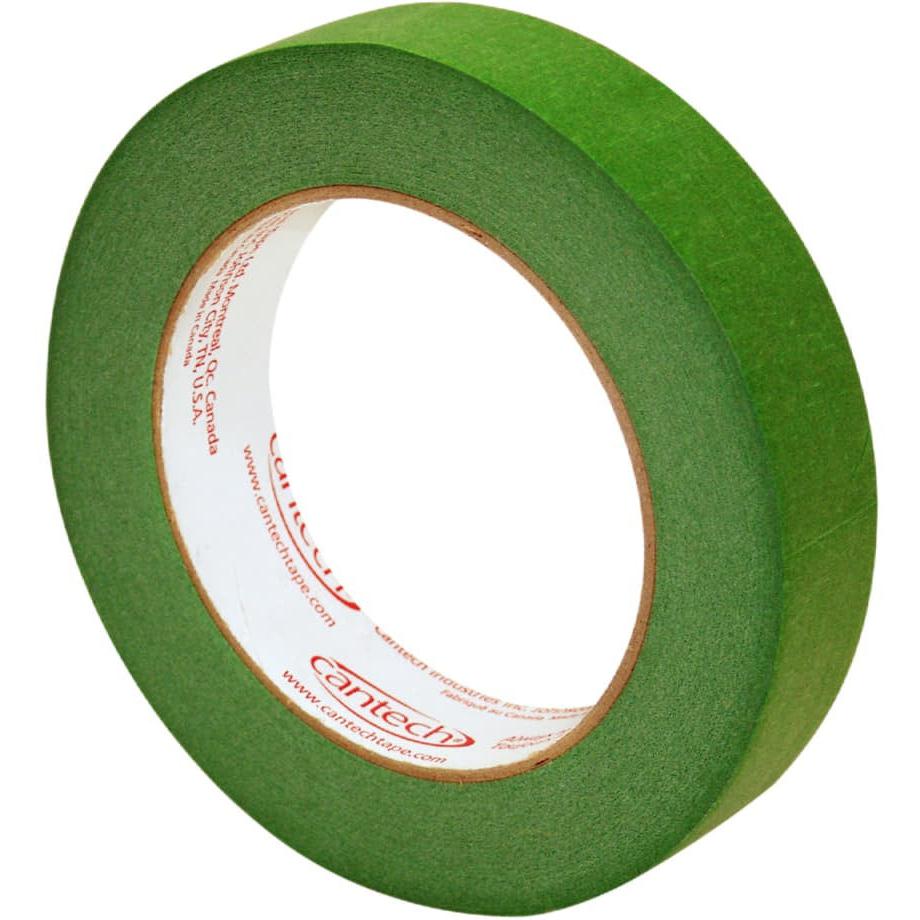 Cantech - 24 mm x 55 m Green Painter Tape, 36Rl/Cs - 109-07-24-55