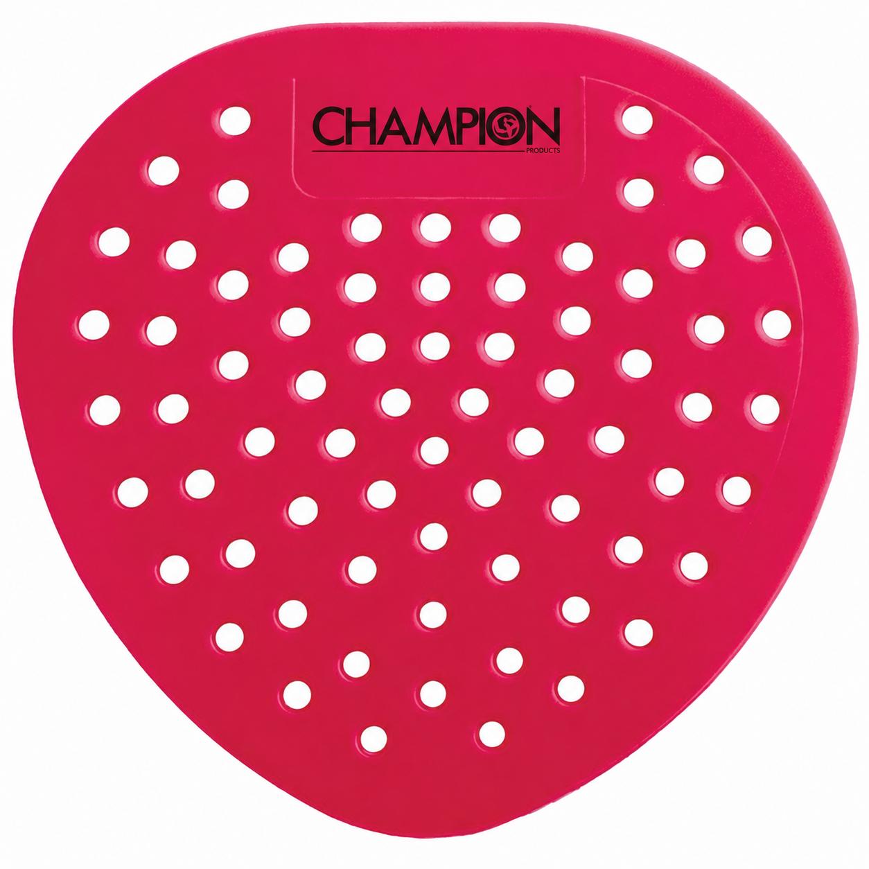TiSA - Cherry-Scented Red Urinal Screen with CPC Logo - TS0001CHCPC
