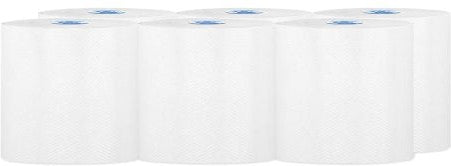 Cascades Tissue Group - 775 Feet Per Roll Tandem White Roll Hand Towels, 6rl/cs - T116