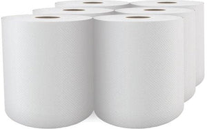 Cascades Tissue Group - 800 Feet Select White Roll Hand Towels, 6 Rl/Cs - H080