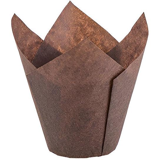 De Luxe - Brown Tulip Cup, 10x200/Cs - 363201