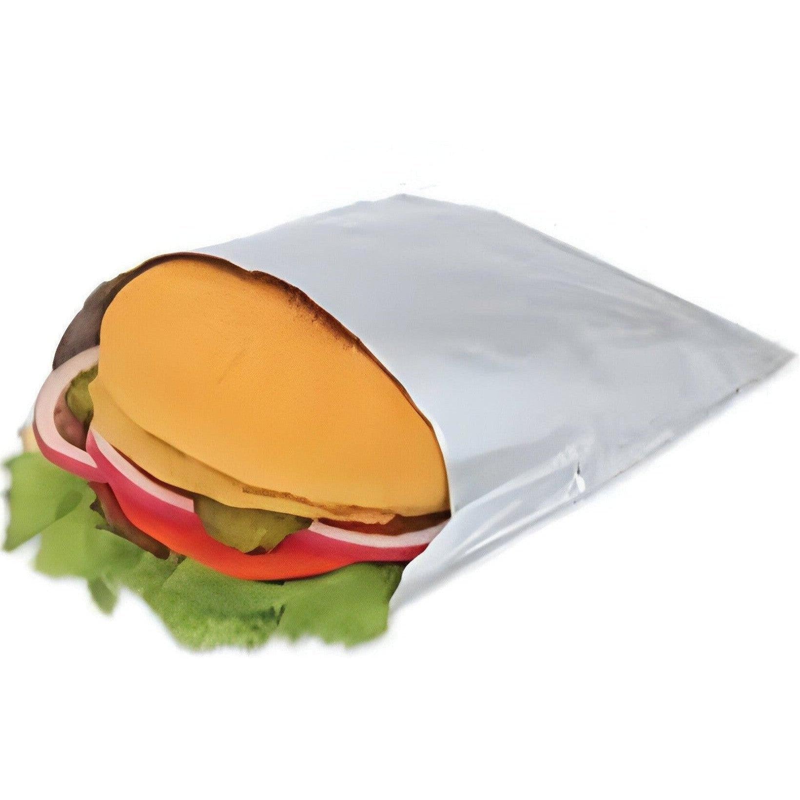 De Luxe - 8" x 1.5" x 9.5" x 4" Thermo Foil Bag Plain, 1000/cs - 471666 (Special Order Item)