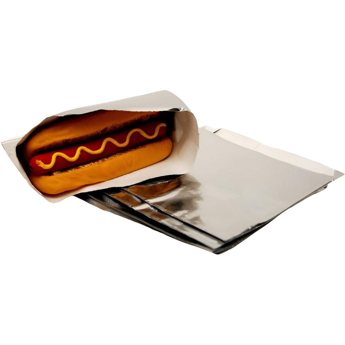 De Luxe - 5" X 1.5" X 7" Foil Hot Dog Bag - 700105