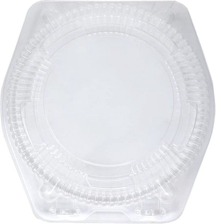 Detroit Forming - 10" Shallow Pie Plastic Hinged Container, 100/Cs - LBH-111