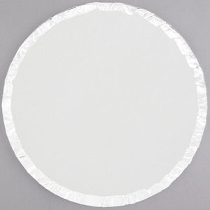 Enjay Converters - 14", 1/2 Round White Cake Board, 6 Per Package - 1214RW12