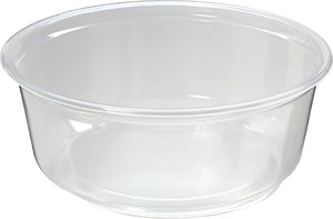 Fabri-Kal - 8 Oz Clear Polypropylene Round Deli Containers , 500/Cs - 9505100